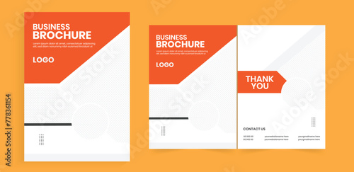 bifold brochure templates. bifold brochure design. corporate annual report or whitepaper layout design.