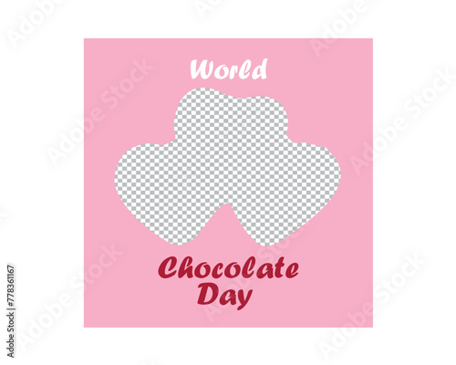 Free vector World Chocolate Day background