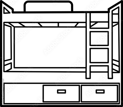 Bunks Outline Icon 