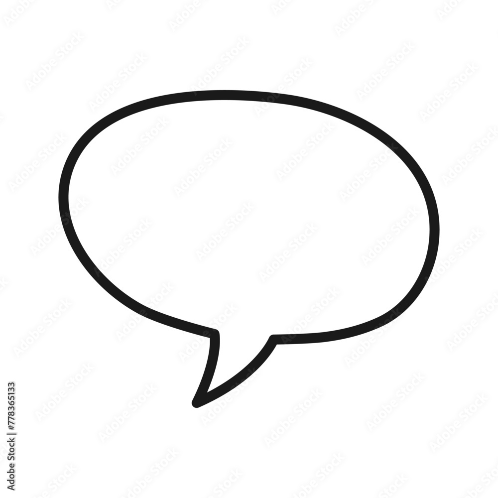 Speech bubble message icon. Chat bubble. Vector Speech bubble message icon. Chat bubble. Vector