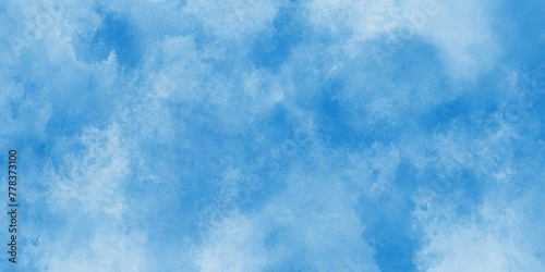 Blue sky with clouds. Sky Nature Landscape Background. The summer heaven is colorful clearing day Good weather.  bright cloud cover in the sun calm clear winter air background. 