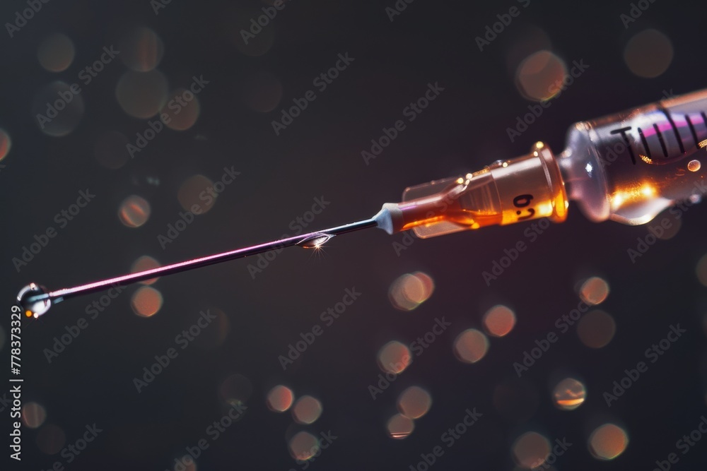 The Impact of Syringes in Healthcare Innovation: Streamlining Vaccine Administration for Improved Patient Outcomes. - obrazy, fototapety, plakaty 