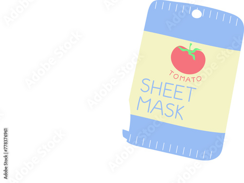 Skincare routine products, sheet mask