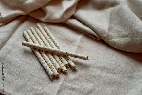 Incense sticks with wormwood for working with energy points. Chinese Alternative Medicine.