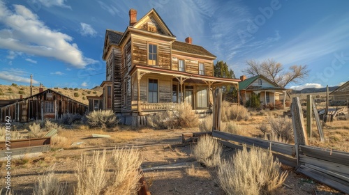 Victorian ghost town, whispers of the past