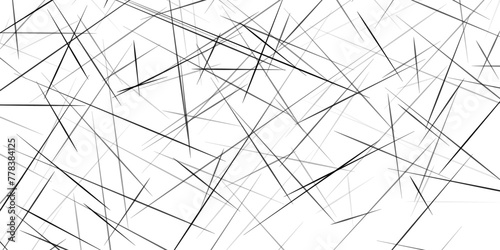 Abstract banner with an asymmetric texture. random chaotic lines of modern design. illustration isolated on white background. Vector art illustration.