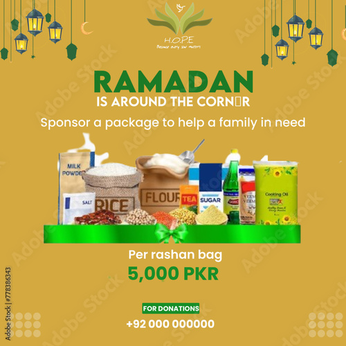 ration distribution poster,Ramadan Poster,social media poster,ramdan ,free iftar posts
