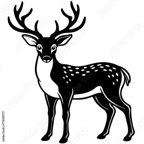 simple---deer vector design  © VarotChondra
