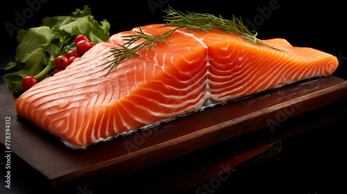 Salmon Fillet Food Ingredients.