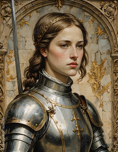 Joan of Arc, Jeanne d'Arc 1412-1431, patron saint of France