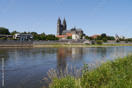 Dom an der Elbe in Magdeburg