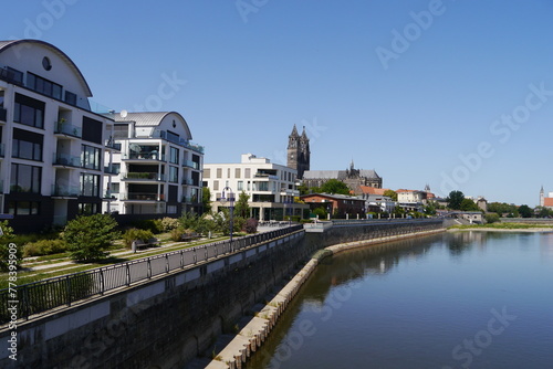 Elbe in Magdeburg 