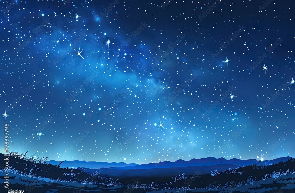 Starry Night Sky Background Starry Night Sky Background