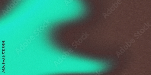 Brown And Turquoise Teal Gradient Background With Grainy Texture