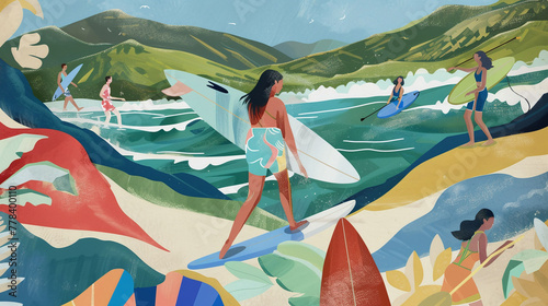 Surfers Paradise Illustrated