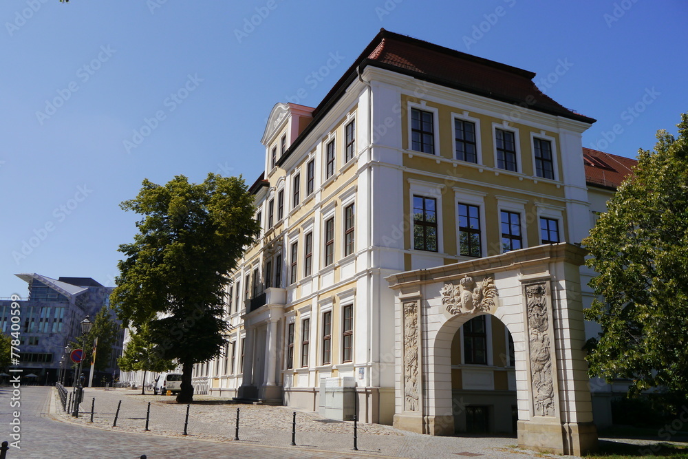 Fototapeta premium Landtag Sachsen-Anhalt in Magdeburg