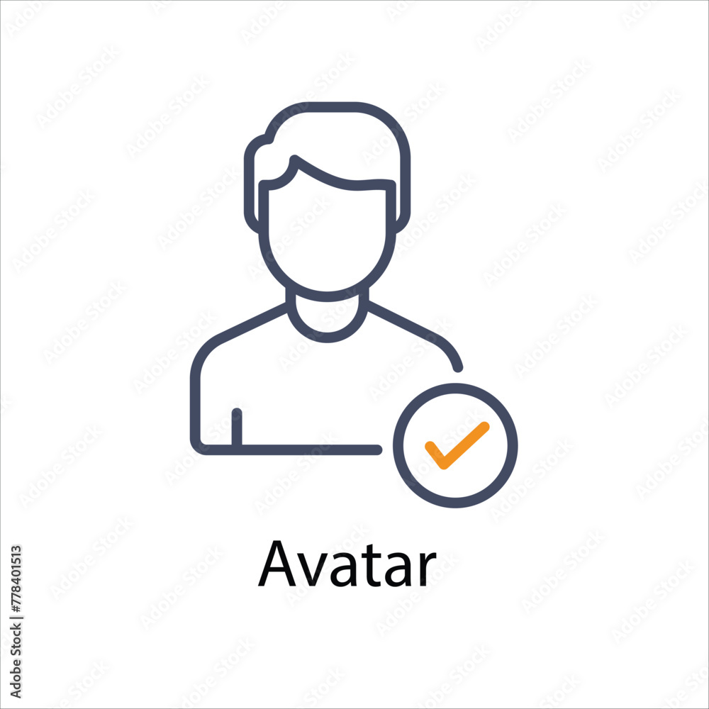 Fototapeta premium Avatar icon