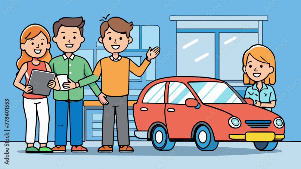 car rent sell serv vector illustration car rent sell serv vector illustration