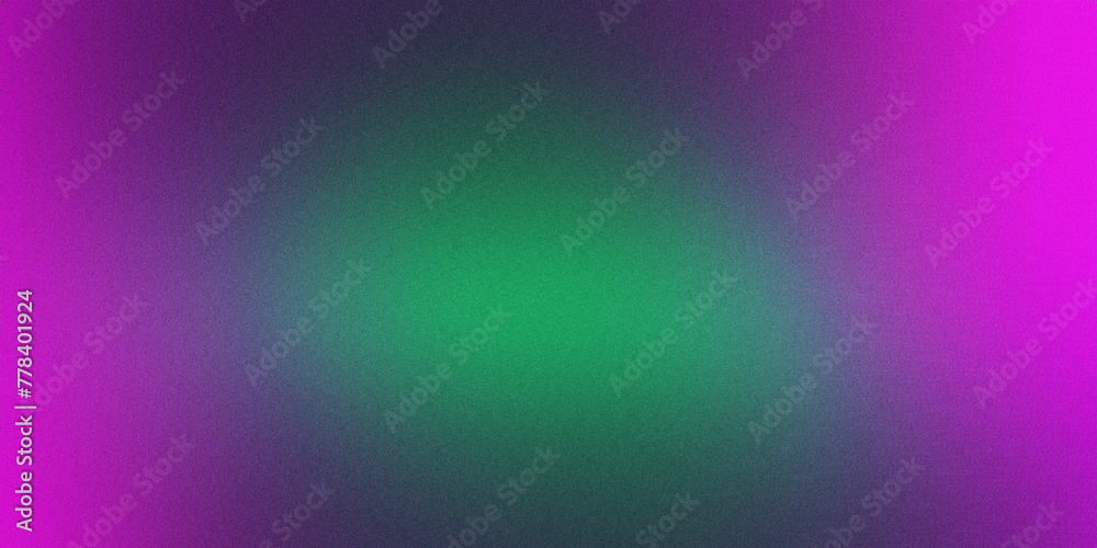 Purple And Neon Green Gradient Background With Grainy Texture