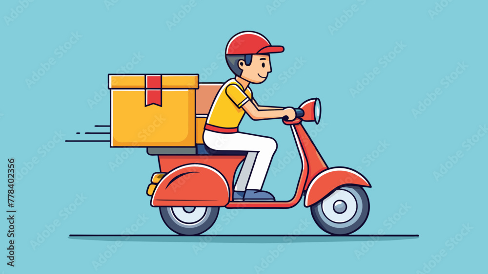 delivery boy vector illustration delivery boy vector illustration