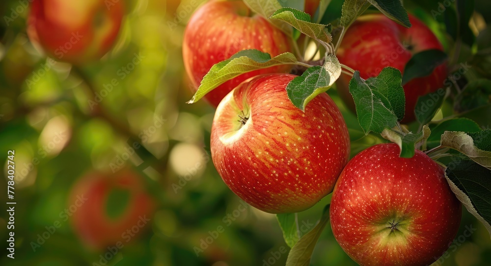Apple Picking in Nature's Orchard: Ripe Fruit Pecking from Tree Branches on a Beautiful Fruit Farm Apple Picking in Nature's Orchard: Ripe Fruit Pecking from Tree Branches on a Beautiful Fruit Farm