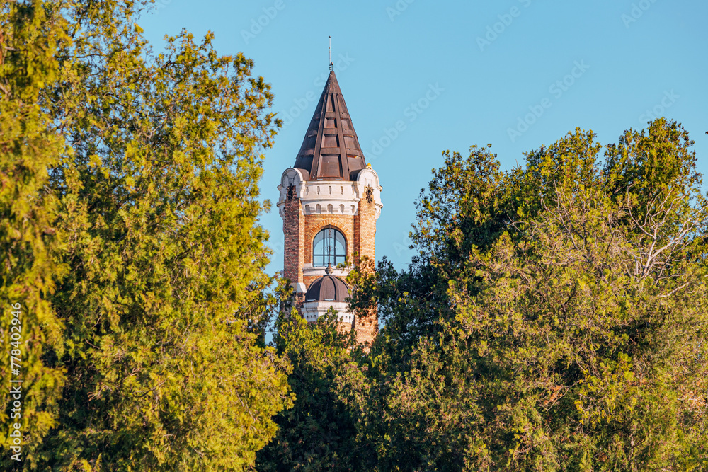 the ancient charm of Belgrade's Gardos Tower, a renowned landmark that offers panoramic views of the city and the majestic Danube River. the ancient charm of Belgrade's Gardos Tower, a renowned landmark that offers panoramic views of the city and the majestic Danube River.