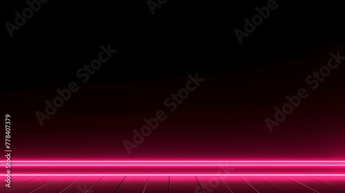 Abstract hot pink Neon Light Showroom for Product Presentation