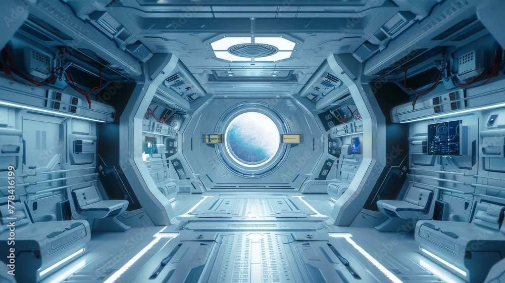 Futuristic 3D Space Station for sci-fi games Futuristic 3D Space Station for sci-fi games