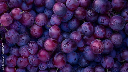 A Collection of Fresh Plums