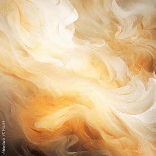 abstract orange background with smoke