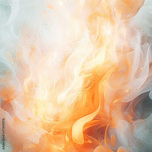 abstract background with fire