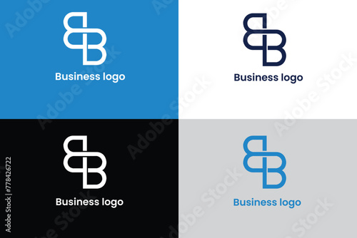 letter b logo, letter bb logo, letter bp company logo, logomark