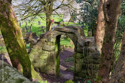 Old enterancy to old cemetery