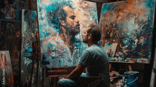 Brushstrokes of Brilliance: A Portrait of the Artist's Creative Journey