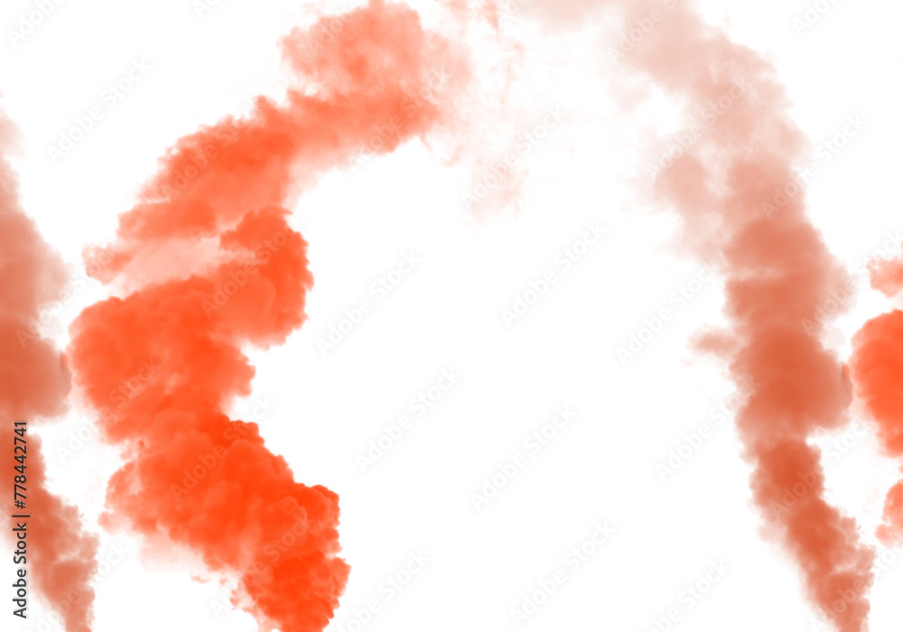 Orange Smoke Bomb Transparent PNG, Realistic Smoke, Smoke Bomb PNG, Smoke Bomb Photography Element