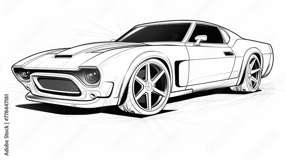 Vintage Muscle Car Livery is an antique and timeless collection of automotive art.