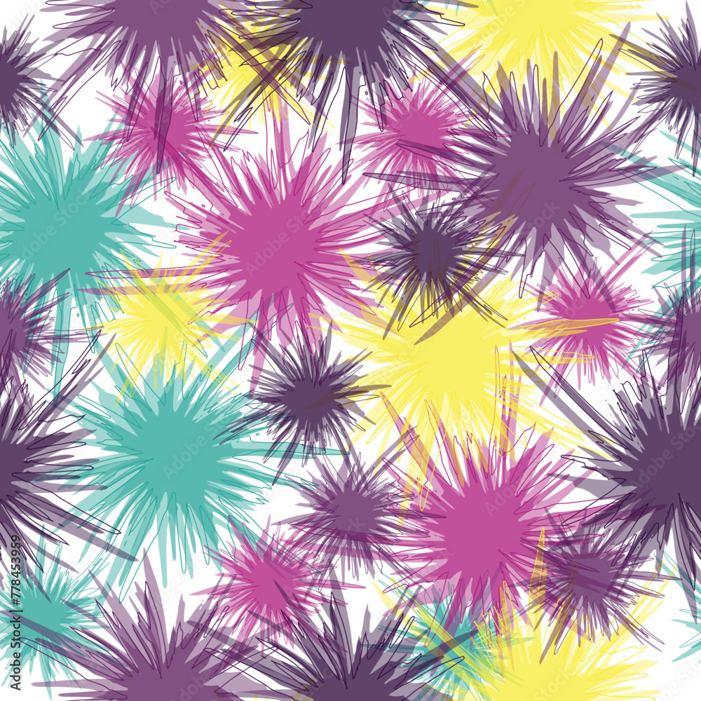 Collage contemporary seamless pattern. Collage contemporary seamless pattern.