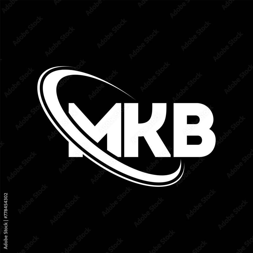 MKB logo. MKB letter. MKB letter logo design. Initials MKB logo linked