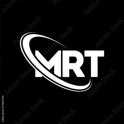 MRT logo. MRT letter. MRT letter logo design. Initials MRT logo linked with circle and uppercase monogram logo. MRT typography for technology, business and real estate brand.