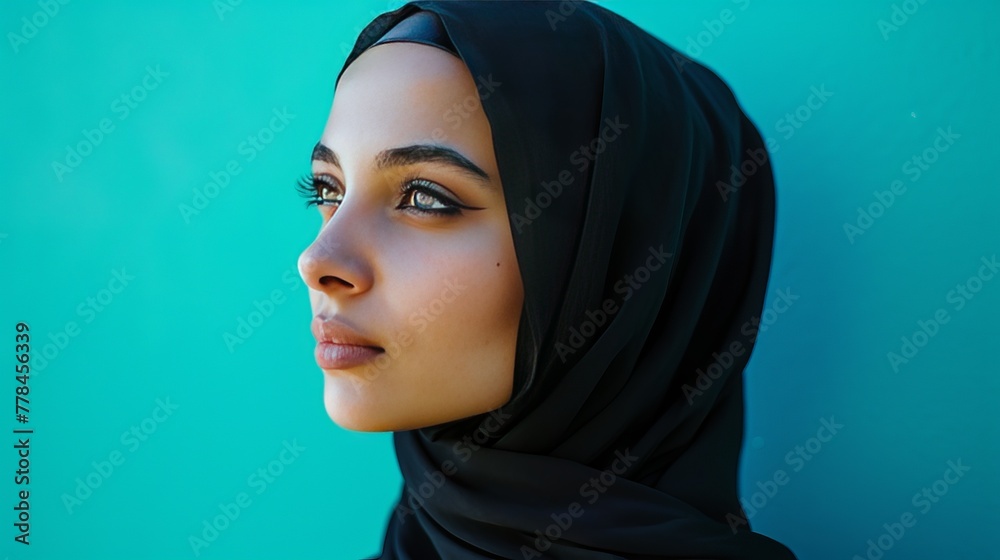 Confident Woman in Hijab