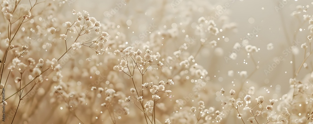 Serene Babys Breath in Monochrome A Whisper of Natures Grace Serene Babys Breath in Monochrome A Whisper of Natures Grace