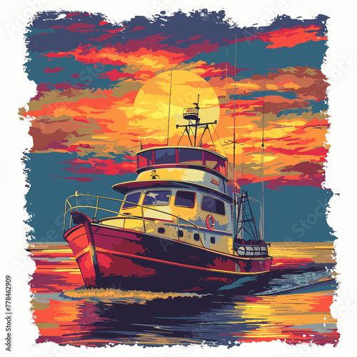 boat in the sea