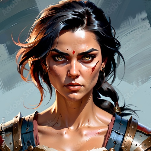 Game Avatar Character Art - Female Warriors 01