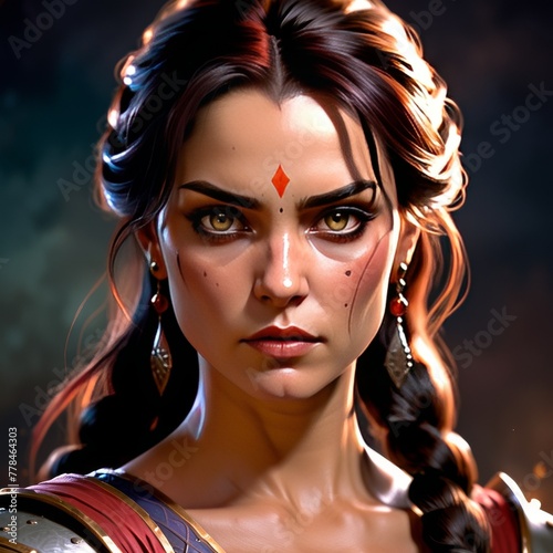 Game Avatar Character Art - Female Warriors 01