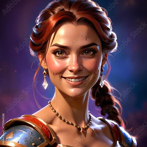 Game Avatar Character Art - Female Warriors 01
