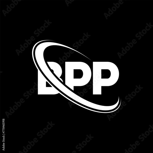 BPP logo. BPP letter. BPP letter logo design. Initials BPP logo linked with circle and uppercase monogram logo. BPP typography for technology, business and real estate brand.