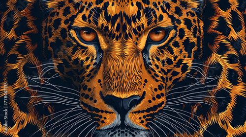 Fashionable leopard seamless pattern