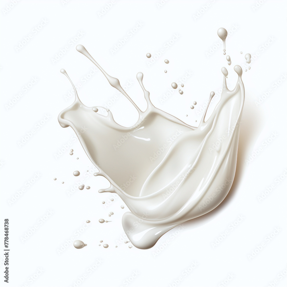 milk splash isolated on white milk splash isolated on white