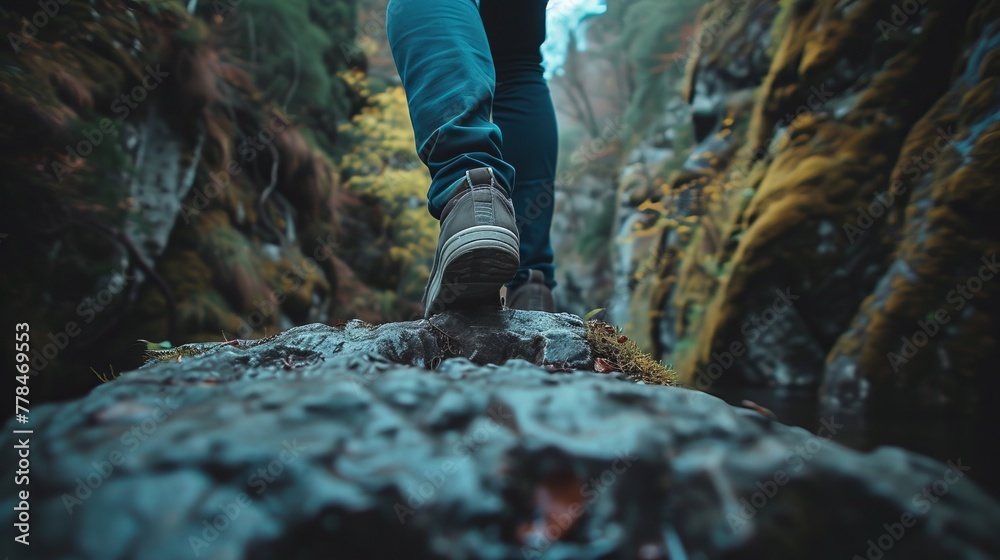 Stepping Over Gap Stepping Over Gap