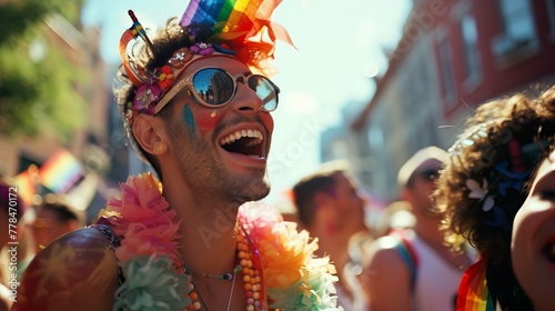 Vibrant LGBTQ Pride Celebration